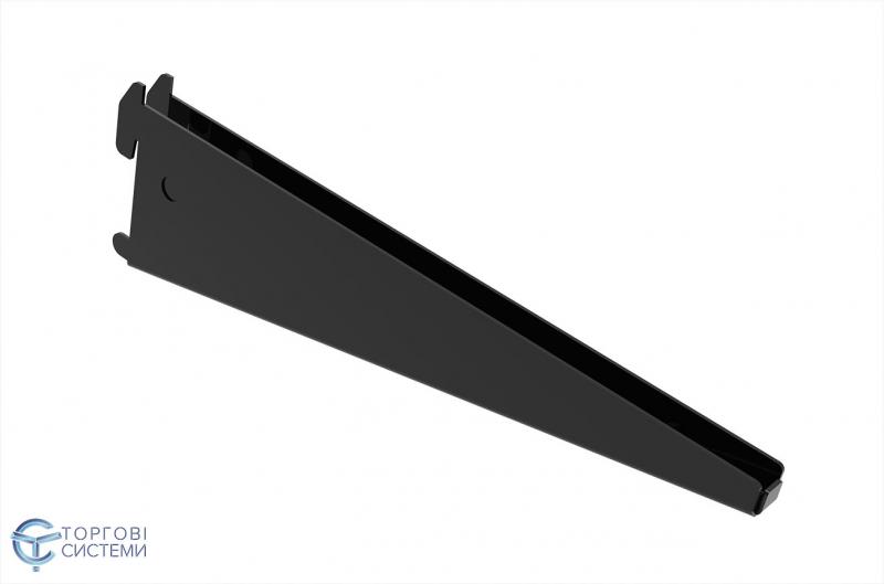 Кронштейн для полиці ДСП 220мм Black купити Кронштейн для полиці ДСП 220мм Black