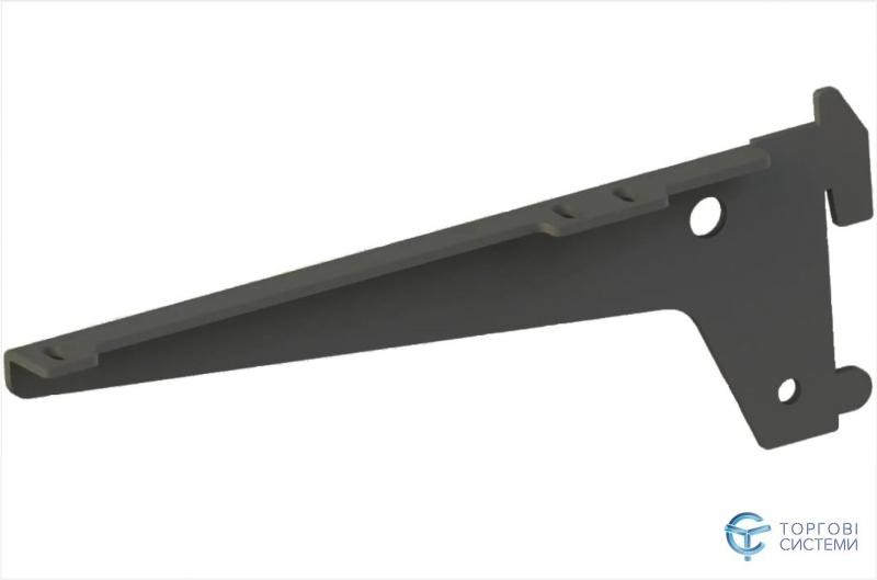 Кронштейн універсальний для полиці ДСП Black 170мм (пара) купити Кронштейн універсальний для полиці ДСП Black 170мм (пара)
